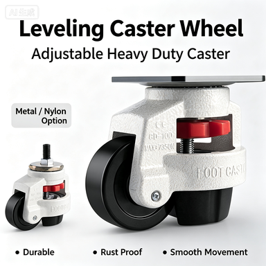 Furniture Leveling Hardware - Roda Kastor Penyeimbang Tugas Berat 40F