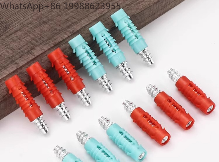 Furniture Hardware Fasteners - 50 konektor besi berlapis plastik untuk