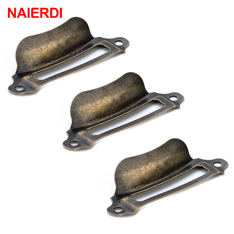 Furniture Hardware Names - 20PCS NAIERDI Kotak Antik Label Menangani