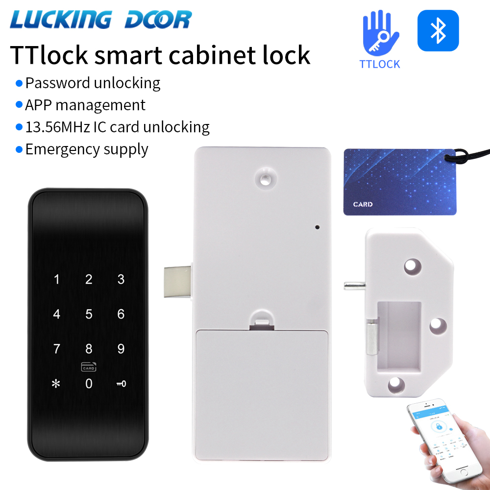 Furniture Hardware Brackets - TTLOCK kunci laci sidik jari 13.56Mhz