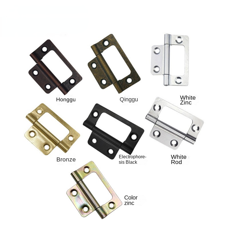 Furniture Hardware Antique - 10 Buah Engsel Besi Antik Tembaga