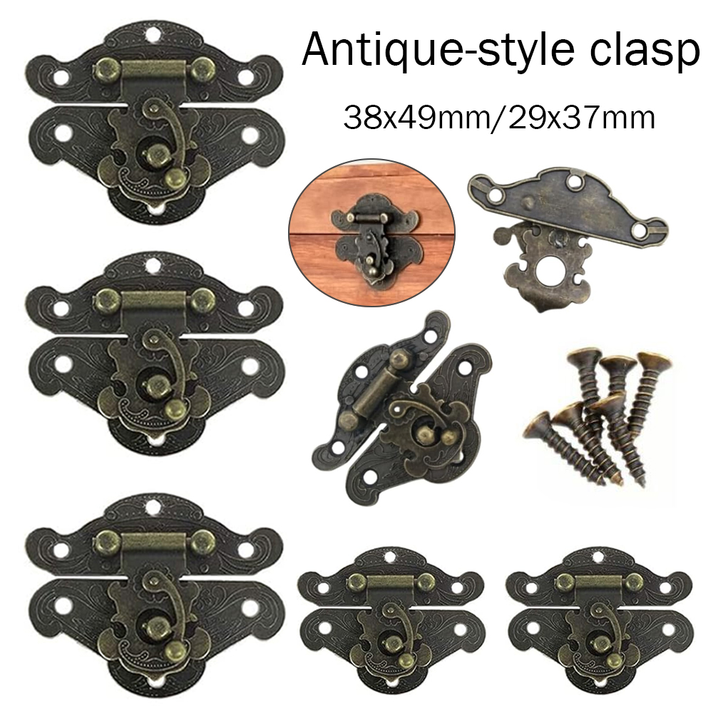 Furniture Hardware Antique - 5-20 Buah Gesper Pengait Logam Antik