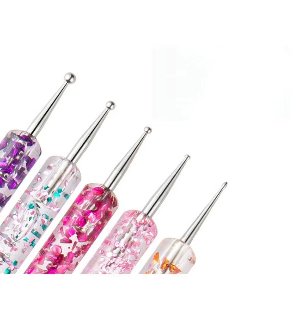 5pcs/Set Pena Dotting Nail Art - Furniture Hardware Nails ulasan dan harga