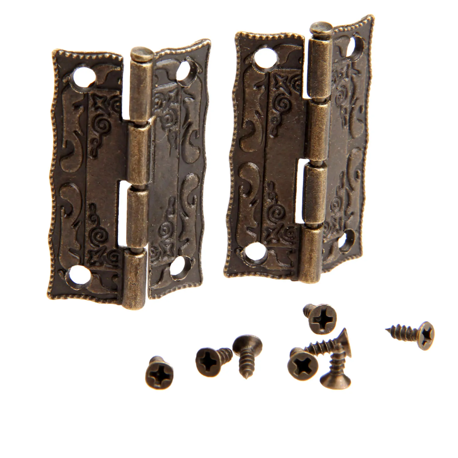 10 Buah Engsel 36*23Mm Besi An - Furniture Hardware Antique ulasan dan harga