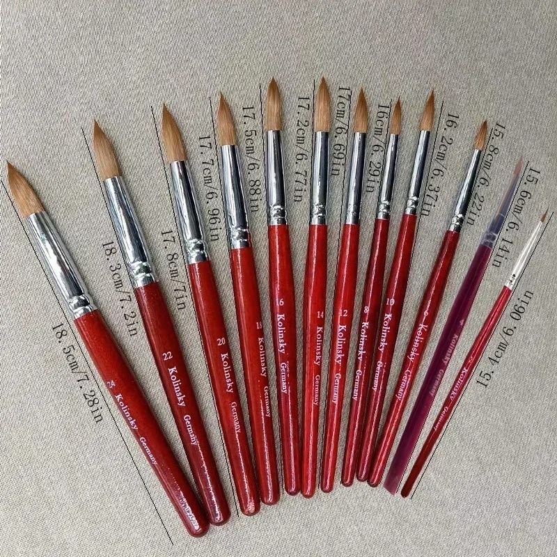 Kolinsky kuas akrilik kuas bul - Furniture Hardware Nails ulasan dan harga