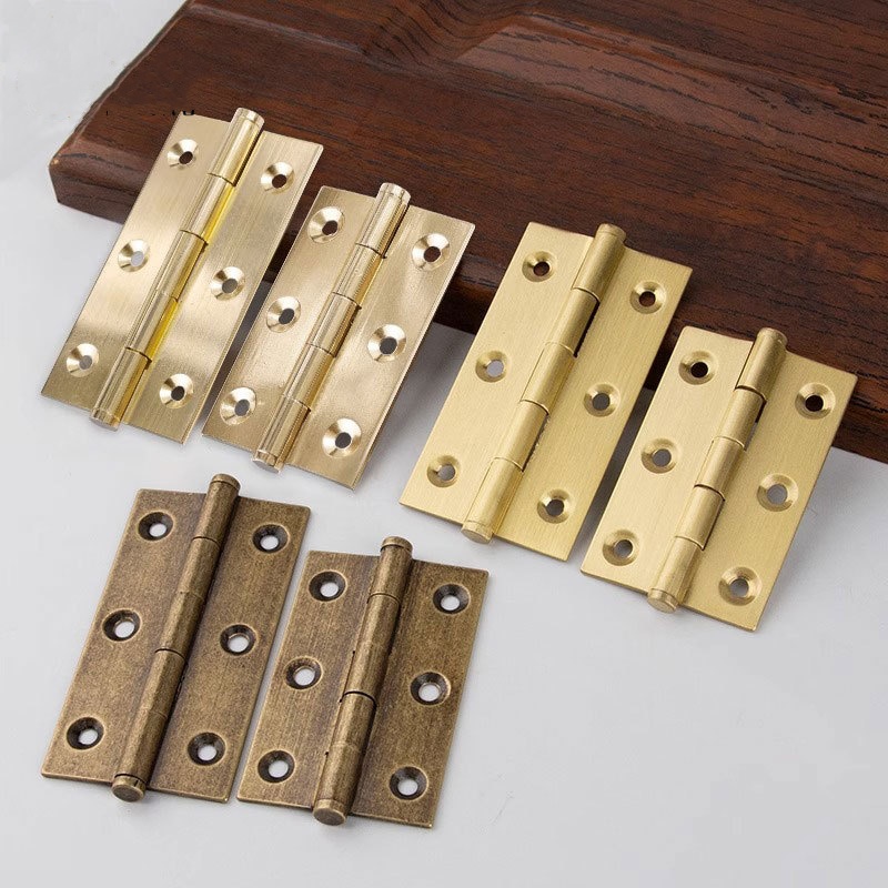 4 buah engsel pintu kuningan a - Furniture Hardware Antique ulasan dan harga