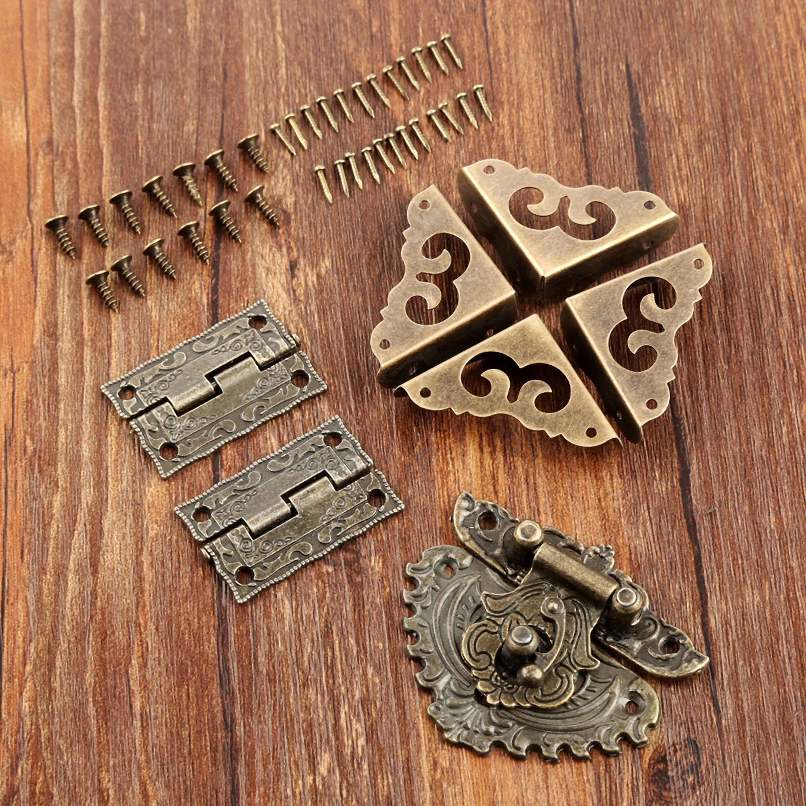 7 Buah/Set Gembok Perunggu Ant - Furniture Hardware Antique ulasan dan harga