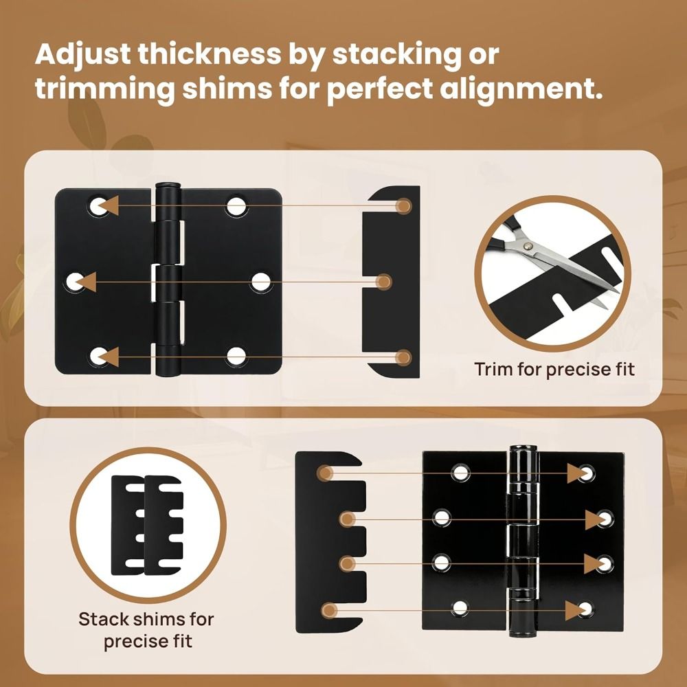 5 Buah Shim Engsel Pintu Profe - Furniture Leveling Hardware ulasan dan harga
