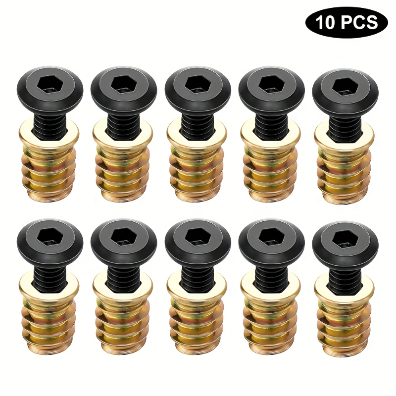 10PCS Kit Alat Kombinasi Sisip - Furniture Hardware Fasteners ulasan dan harga