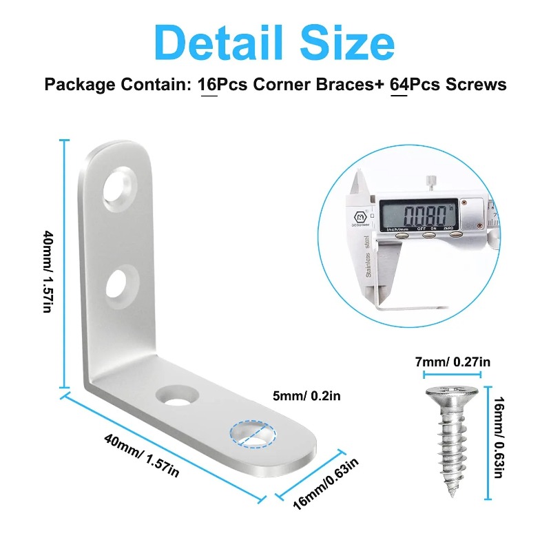 Penyangga Sudut Furnitur dan K - Joint Connector Bracket ulasan dan harga