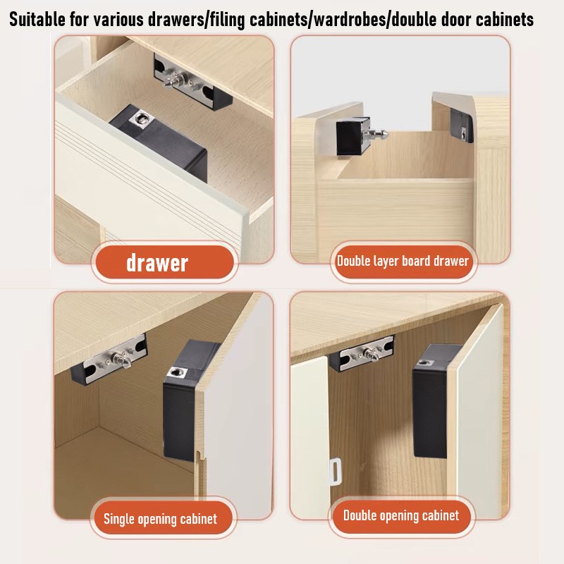 Tuya Kunci Pintu Kabinet Pinta - Furniture Hardware Brackets ulasan dan harga