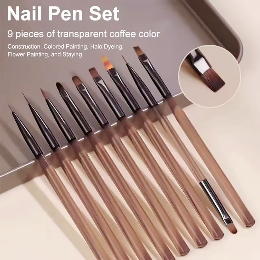9PCS Kuas Kuku untuk Desain Se - Furniture Hardware Nails ulasan dan harga