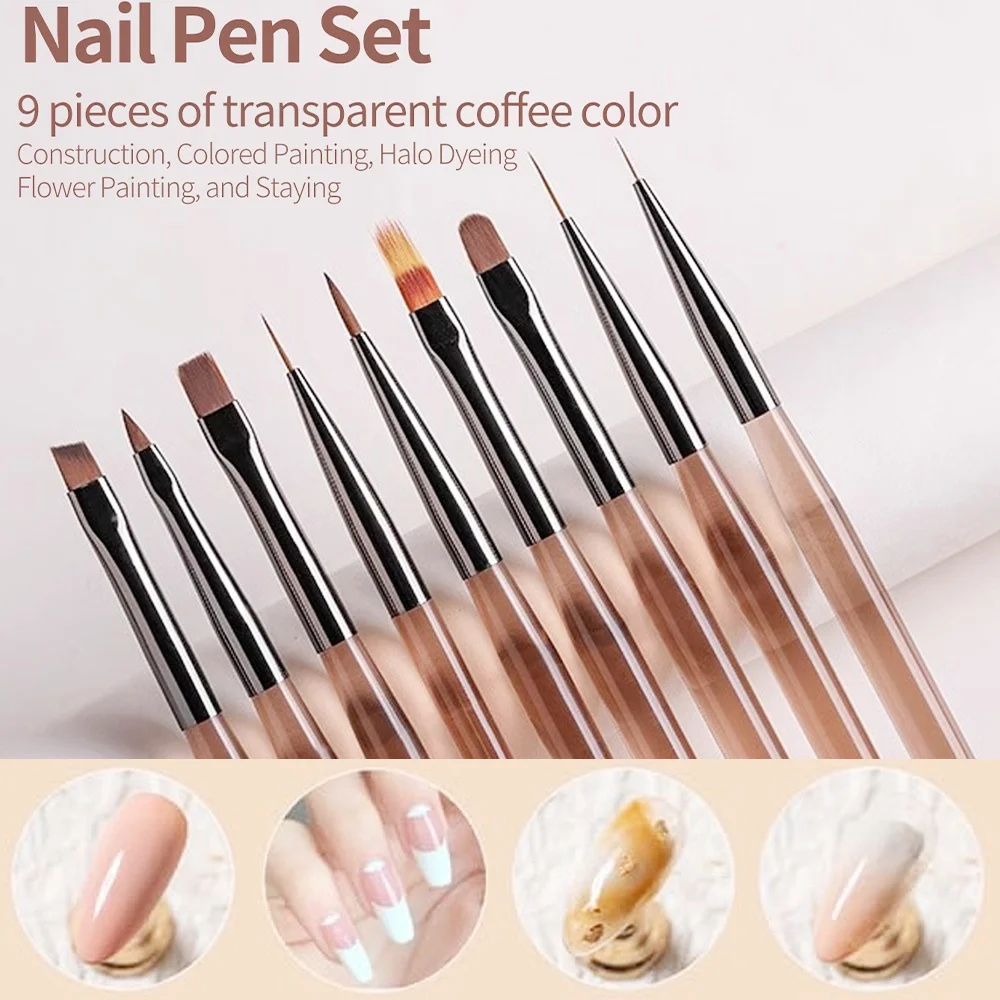 9PCS Kuas Kuku untuk Desain Se - Furniture Hardware Nails ulasan dan harga
