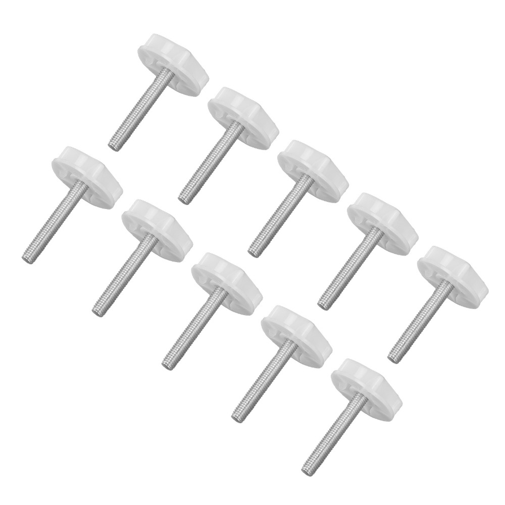 10 Buah Sekrup Putih Kaki Peny - Furniture Leveling Hardware ulasan dan harga