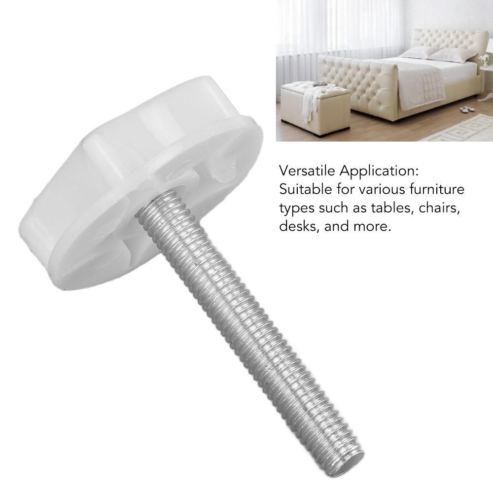 10 Buah Sekrup Putih Kaki Peny - Furniture Leveling Hardware ulasan dan harga